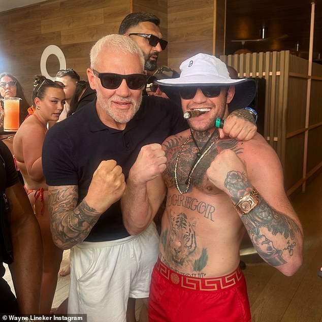 Conor McGregor je na odmoru na Ibizi gdje se družio zajedno s Wayne Linekerom