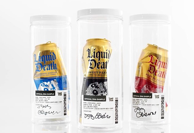 Tvrtka kaže da se Ozzyjev stvarni DNK koristi na njihovim limenkama za proizvod koji se zove ¿Infinite Ozzye