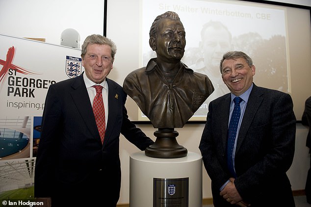 bust of Sir Walter Winterbottom proudly sits at the Three Lions' national football centre at St George's Park