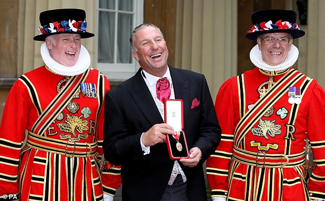 Lord Ian Botham's 11-game spell with Scunthorpe make him illegible for the list alongside former footballers