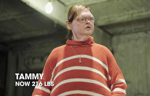 U novom isječku otkriveno je da je Tammyna trenutna težina 216 lbs