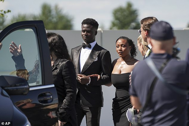 Bukayo Saka i djevojka Tolami Benson bili su među brojnim zvijezdama prisutnim u Oslu