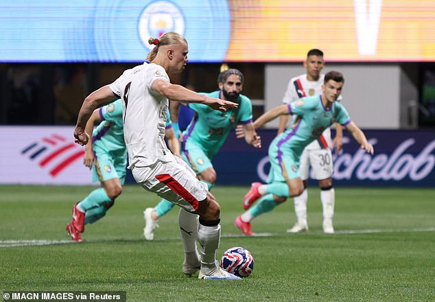 Norveški stroj za gol Erling Haaland također je bio na listićima, pretvarajući kazneni udarac