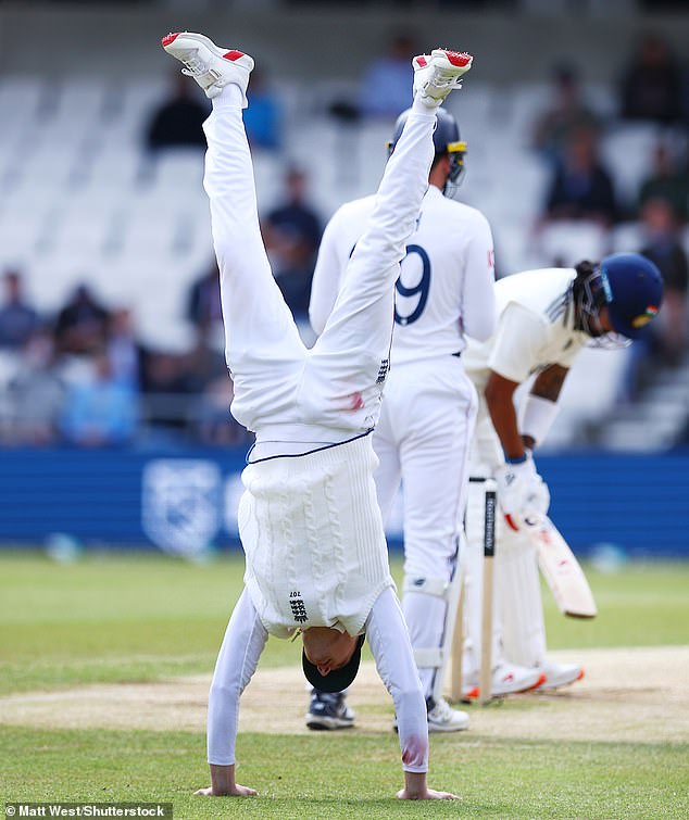 Harry Brook izvodi ručni stol kako bi dokazao da može uskladiti Pant za akrobatske vještine nakon što je Indijski čuvar čuvarača koji je stoljeće obilježio somsarsaultom ranije u testnom meču