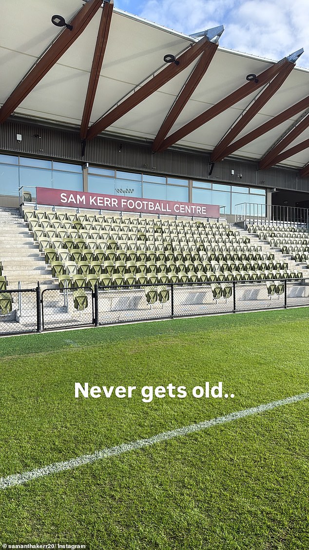 Napadač je također zamislio ovaj snimak Matildasovog trening centra, koji je nazvan po njoj