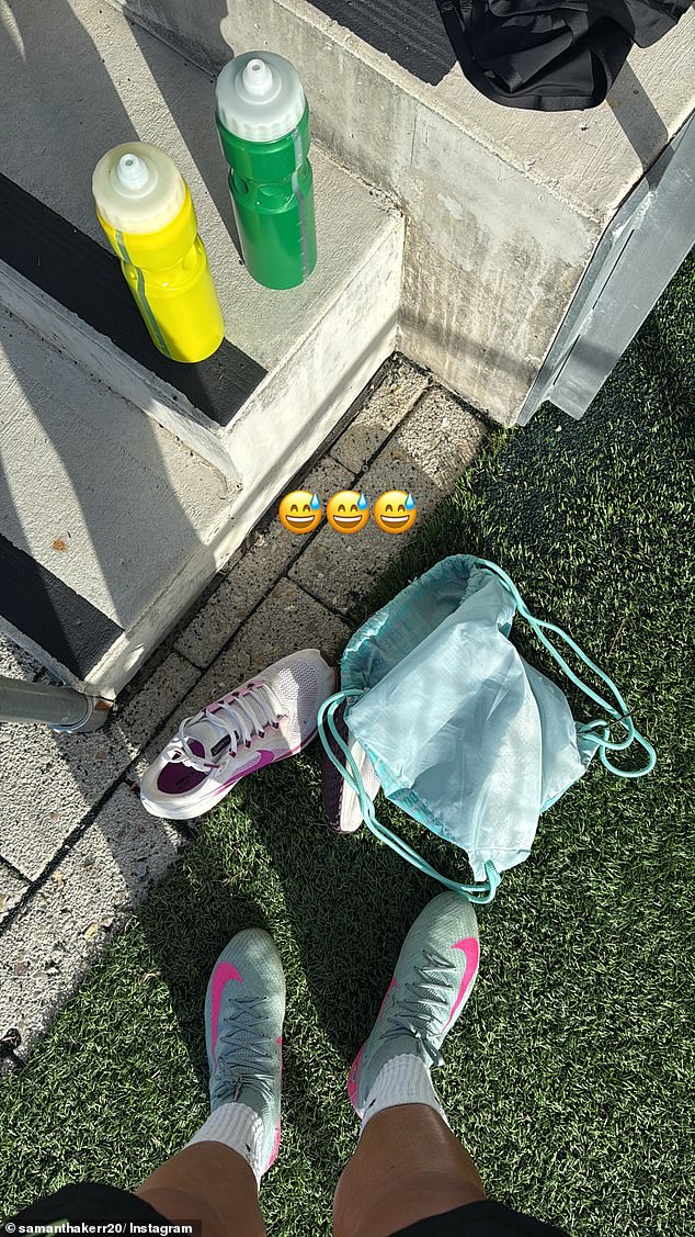 Na slici: Instagram Post Kerr je otkrio da se vraća u svoj rodni grad Perth