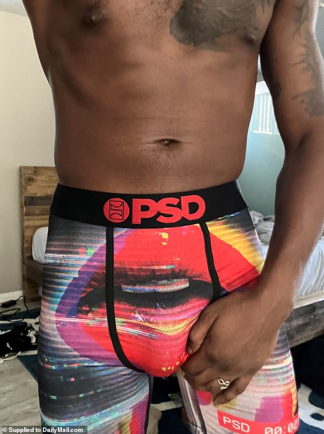 Zvijezda za zabavu za odrasle tvrdi da ga je par zahtijevao da nosi PSD boksere, brend koji je popularan kod hip-hop zvijezda i profesionalnih sportaša