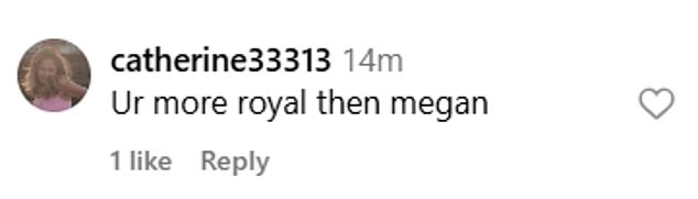 Vidjevši kako su navijači šaljivih strana požurili na komentare dok su se napisali: 'Kad to učinite u palači, ali Harry i Meghan nisu mogli LOL'