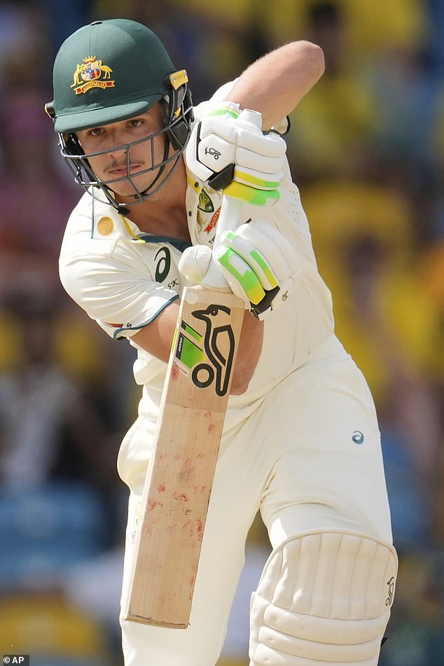 Kuglače šava West Indies izložili su poput Sama Konstasa, (na slici) Cameron Green i Josh Inglis na Barbadosu