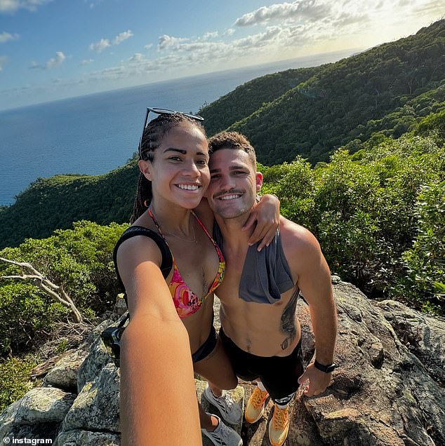 Napadač Matilda otkrio je svoje dugoročne planove s Nathanom Clearyjem (na slici zajedno) - a oni uključuju bebe, usvajanje i život okružen životinjama na ruralnom vlasništvu