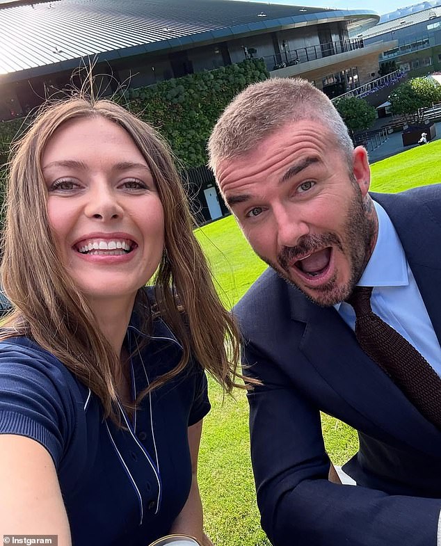 Pridružio im se sir David Beckham, 50, koji je napravio transatlantsku crticu iz Atlante, gdje je promatrao kako se njegov Inter Miami borio iz Svjetskog kupa kluba