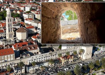 ARHEOLOŠKO OTKRIĆE U SRCU SPLITA Pronađen tajni prolaz ispod Dioklecijanove palače