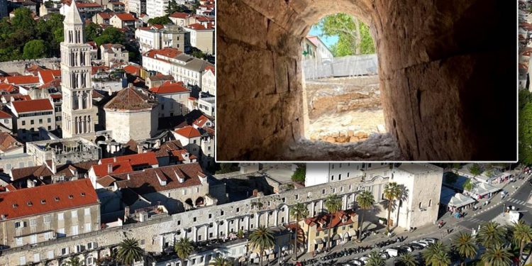 ARHEOLOŠKO OTKRIĆE U SRCU SPLITA Pronađen tajni prolaz ispod Dioklecijanove palače