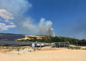 Aktiviran požar u na lokaciji Tihaljina- Drinovci u blizini solarne elektrane