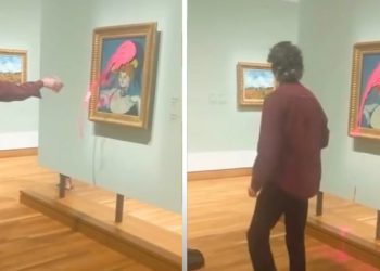 Aktivist za klimatske promjene baca ružičastu boju na Picasso slikar | Vijesti