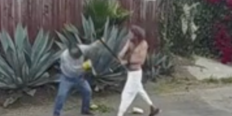 Beskućnik brutalno tuče vrtlara na dnevnom svjetlu jer je njegova oprema bila previše bučna