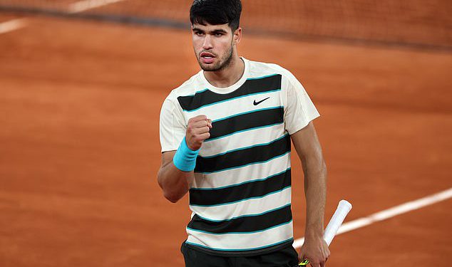 Carlos Alcaraz Books French Open Final Spot nakon što je Lorenzo Musetti šok četvrti set umirovljenja protiv branitelja prvaka u Quarters Clash