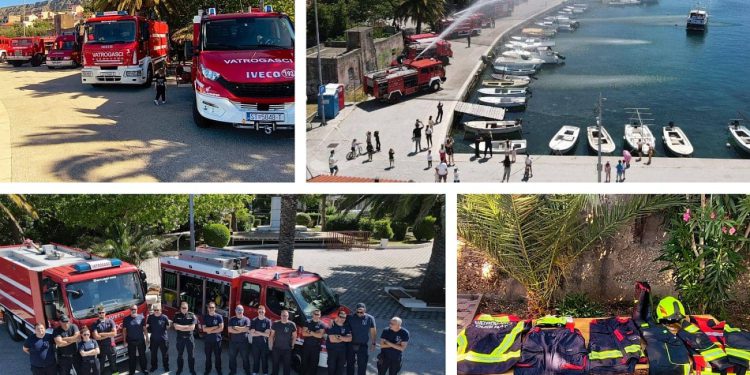 DVD Dalmacija Dugi Rat predstavio opremu i vozila: “Djeca su nas razveselila interesom i osmijesima”