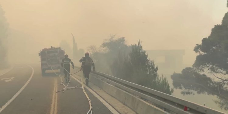 DVJESTO POLICAJACA TRAŽI PIROMANA Evakuirano 40 osoba, nekoliko odraslih i djece završilo u bolnici