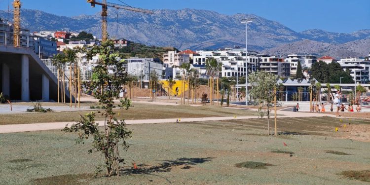 Danas se na Žnjanu može vidjeti jedna novost: “Cijeli će prostor drugačije izgledati”