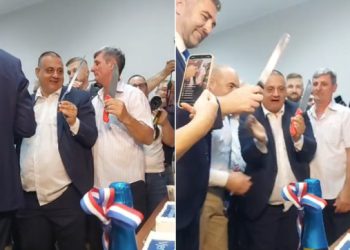 Đero slavi u stožeru HDZ-a