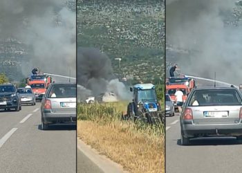 Detalji teške nesreće: Automobil je naglo skrenuo u suprotnu traku, od siline udara sletjeli su s ceste