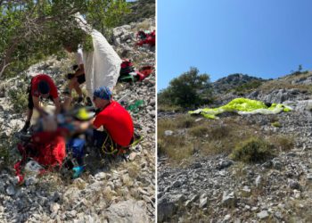 Drama na Svetom Iliji: Srušio se paraglider, spašavali ga helikopterom