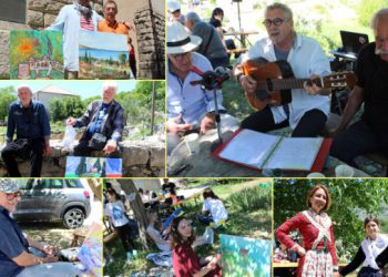 Duh zajedništva i stvaranja u Trnovici i dalje živi, slikanje okupilo umjetnike i prijatelje (FOTO)