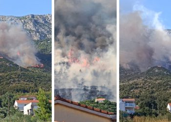 FOTO I VIDEO Ovako izgleda požarište iznad Kaštela