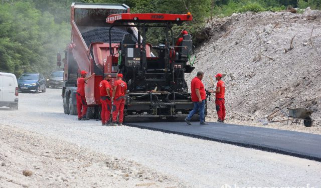 FOTO/VIDEO Obišli smo radove na cesti Jablanica – Blidinje, pogledajte kakvo je stanje na terenu