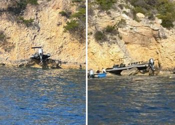 FOTO/VIDEO Pogledajte kako se ‘genijalac’ nasadio na otok Biševo kod Modre spilje