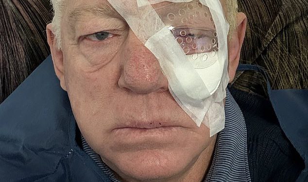 Footy obožavatelji prestrašeni su jer Channel Nine Star Phil Gould objavljuje jezivu sliku njegovog lica tijekom zdravstvene drame