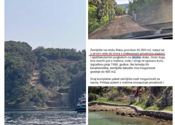 GRAĐEVINSKI HOROR: “Unatoč službenoj zabrani radova i dalje uništavaju pomorsko dobro na Rabu i prodaju