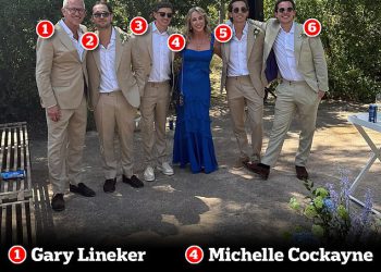 Gary Lineker ponovno se ujedinjuje sa svojom prvom suprugom Michelle Cockayne na njihovom vjenčanju sina Harryja – 19 godina nakon gorkog razvoda