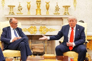 Američki predsjednik Donald Trump sastaje se s njemačkim kancelarom Friedrichom Merzom u Ovalnom uredu Bijele kuće