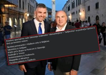 HDZ Dubrovačko primorje nakon izbora glasačima koji ih nisu podržali objavio salvu uvreda: “Svaka sličnost je namjerna”