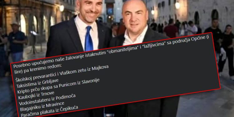 HDZ Dubrovačko primorje nakon izbora glasačima koji ih nisu podržali objavio salvu uvreda: “Svaka sličnost je namjerna”