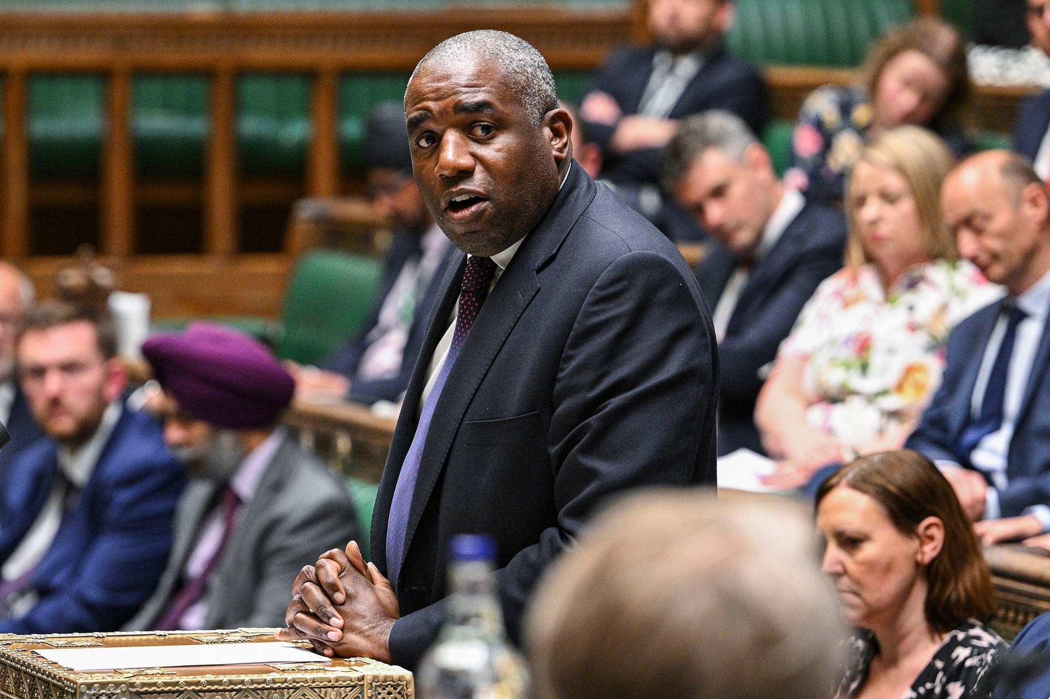 David Lammy je u ponedjeljak ažurirao Commons na situaciji na Bliskom Istoku