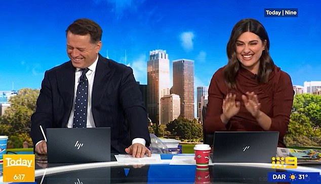 Kanal devet slučajno emitira genitalije Footy Star -a uživo u emisiji Today, ostavljajući Karla Stefanovića izgubljenog zbog riječi