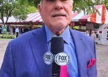 Legenda NFL -a Terry Bradshaw zabio se nakon što je pogriješio uživo na TV -u na Belmont Stakes