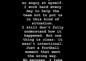 ‘Ljuti’ Nicolas Jackson izdaje izvinjenje nakon drugog crvenog kartona u pet utakmica, jer suigrač Chelseaja kaže ‘treba poboljšati’