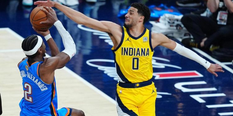 NBA finale, Indiana-Oklahoma City Thunder 108-91, Serie 3-3