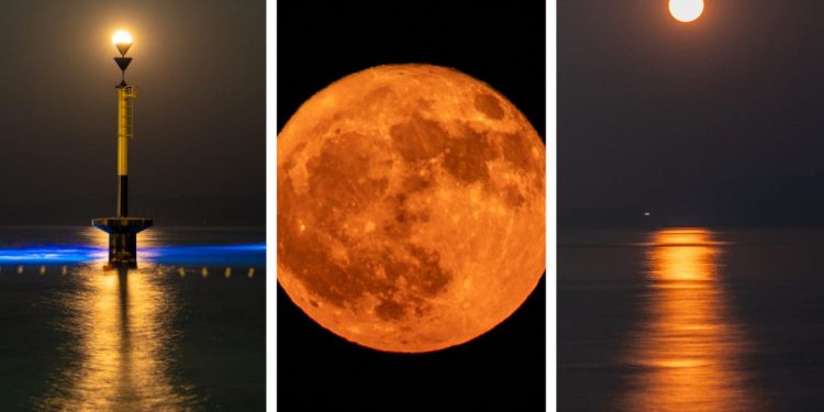 Noćašnji puni Mjesec bio je poseban: Kanadski dim učinio ga je crvenijim, a jedan detalj moći ćemo opet vidjeti tek 2043.