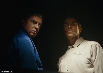 Oasis Brothers Noel i Liam Gallagher prvi su put prikazani nakon što su najavili svoju ponovnu turneju dok rekreiraju svoj vrhunac 90 -ih u novoj kampanji Adidas