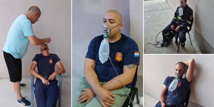 Ovo su fotografije naših hrabrih vatrogasaca nakon cjelodnevne borbe s požarom!