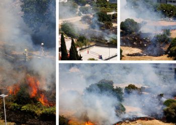 POŽAR NA MERTOJAKU Pogledajte prizore vatrene buktinje