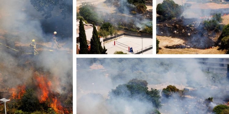 POŽAR NA MERTOJAKU Pogledajte prizore vatrene buktinje