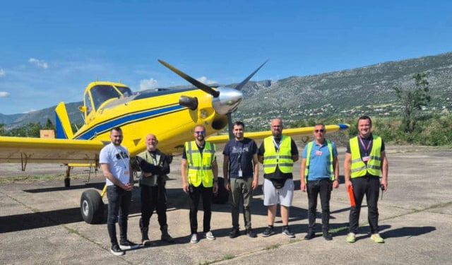 Početak protupožarne sezone, Air Tractor stigao u Mostar