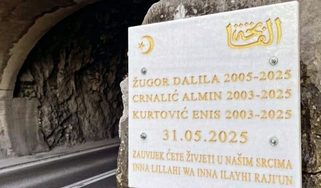 Postavljena ploča za žrtve prometne nesreće kod Počitelja