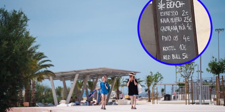 Pošto kava na Žnjanu? Evo kakve su cijene pića na novouređenoj splitskoj plaži